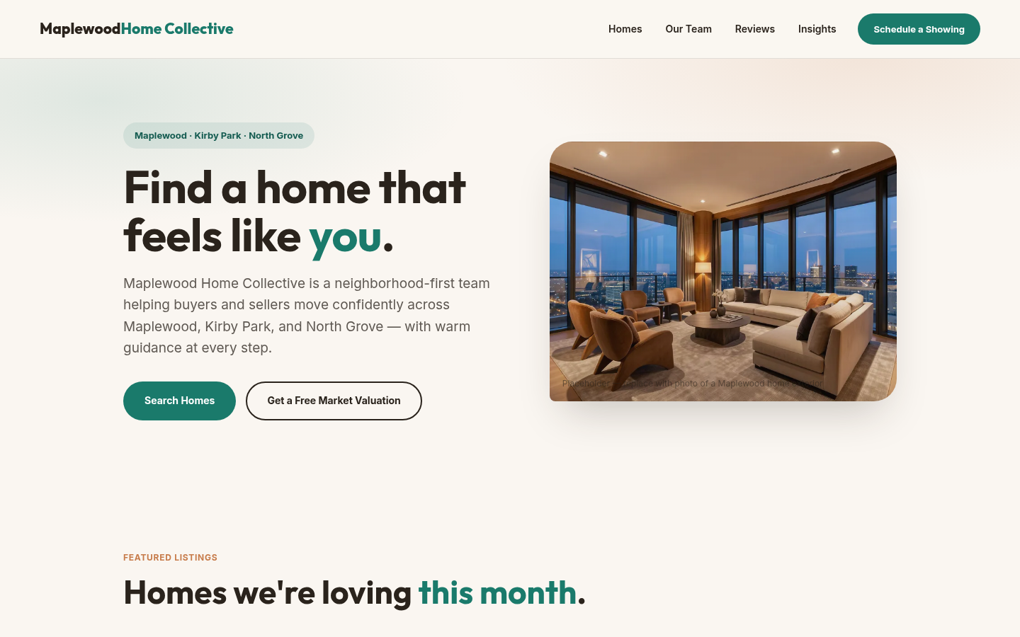 Real estate T1 Garden House preview screenshot