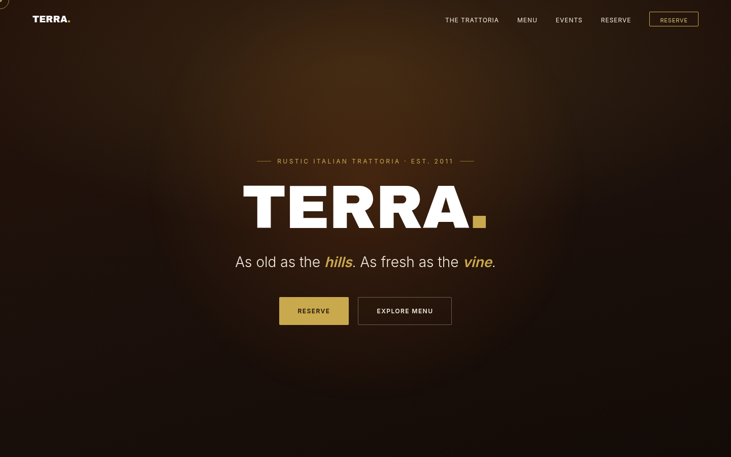 Restaurant T2 Terra preview screenshot