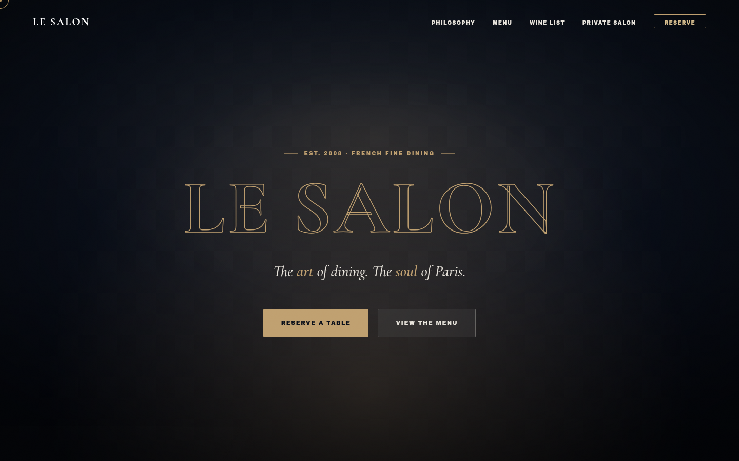 Restaurant T3 Le Salon preview screenshot